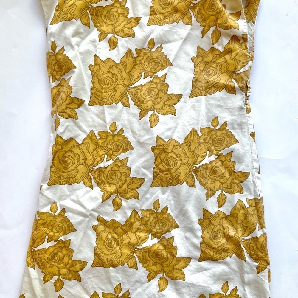 Joyfolie size 9 Floral Print Dress with Yellow Roses